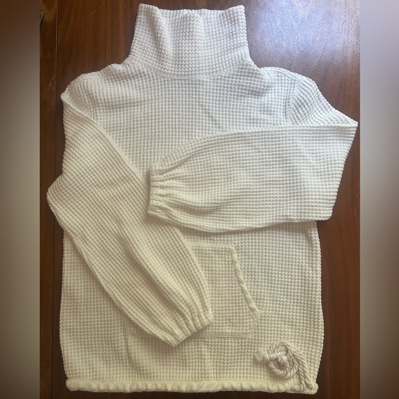 Faherty Women's Maude Pullover | small | Winter white - Picture 6 of 10